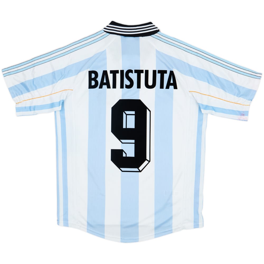 1998-99 Argentina Home Shirt Batistuta #9 - 7/10 - (M)