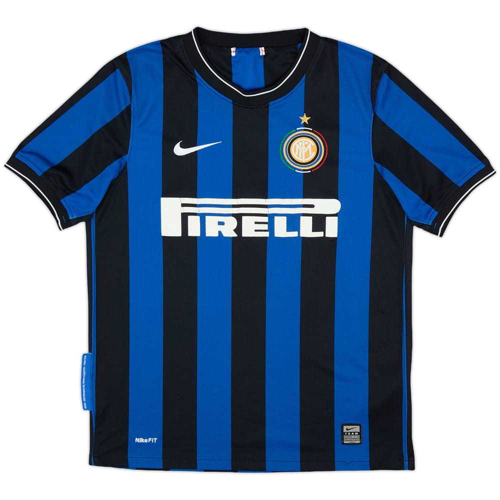 2009-10 Inter Milan Home Shirt - 6/10 - (L.Boys)