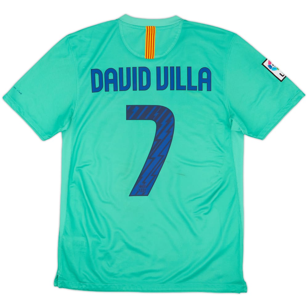 2010-11 Barcelona Away Shirt David Villa #7 - 8/10 - (M)