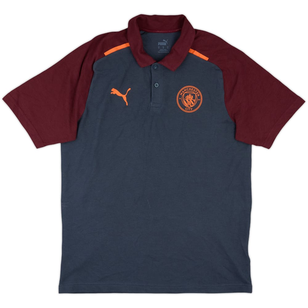 2023-24 Manchester City Puma Polo Shirt - 9/10 - (M)