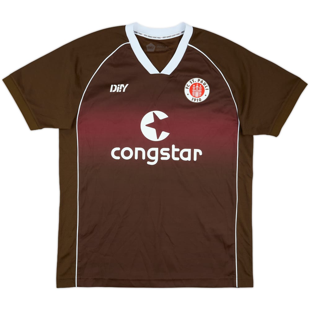 2023-24 St Pauli Home Shirt - 9/10 - (M)