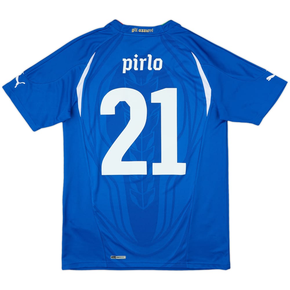 2010-12 Italy Home Shirt Pirlo #21 - 10/10 - (M)