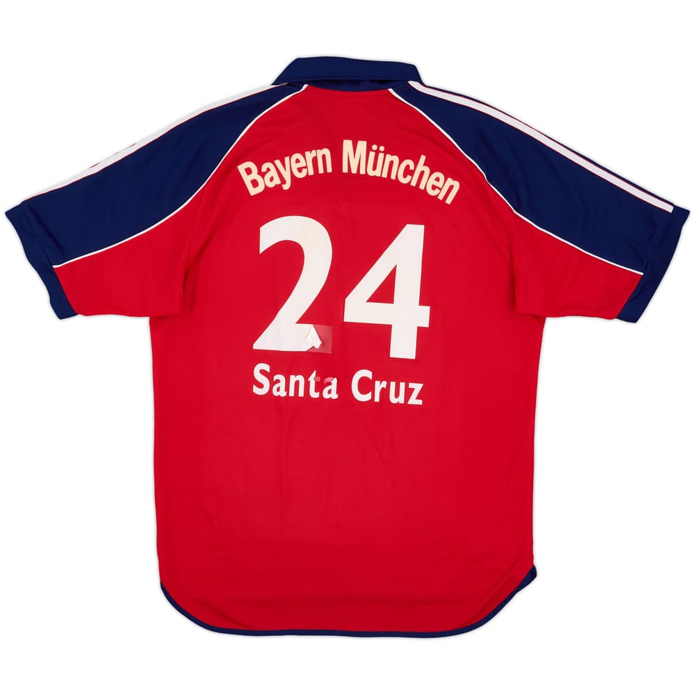 1999-01 Bayern Munich Home Shirt Santa Cruz #24 - 5/10 - (L)