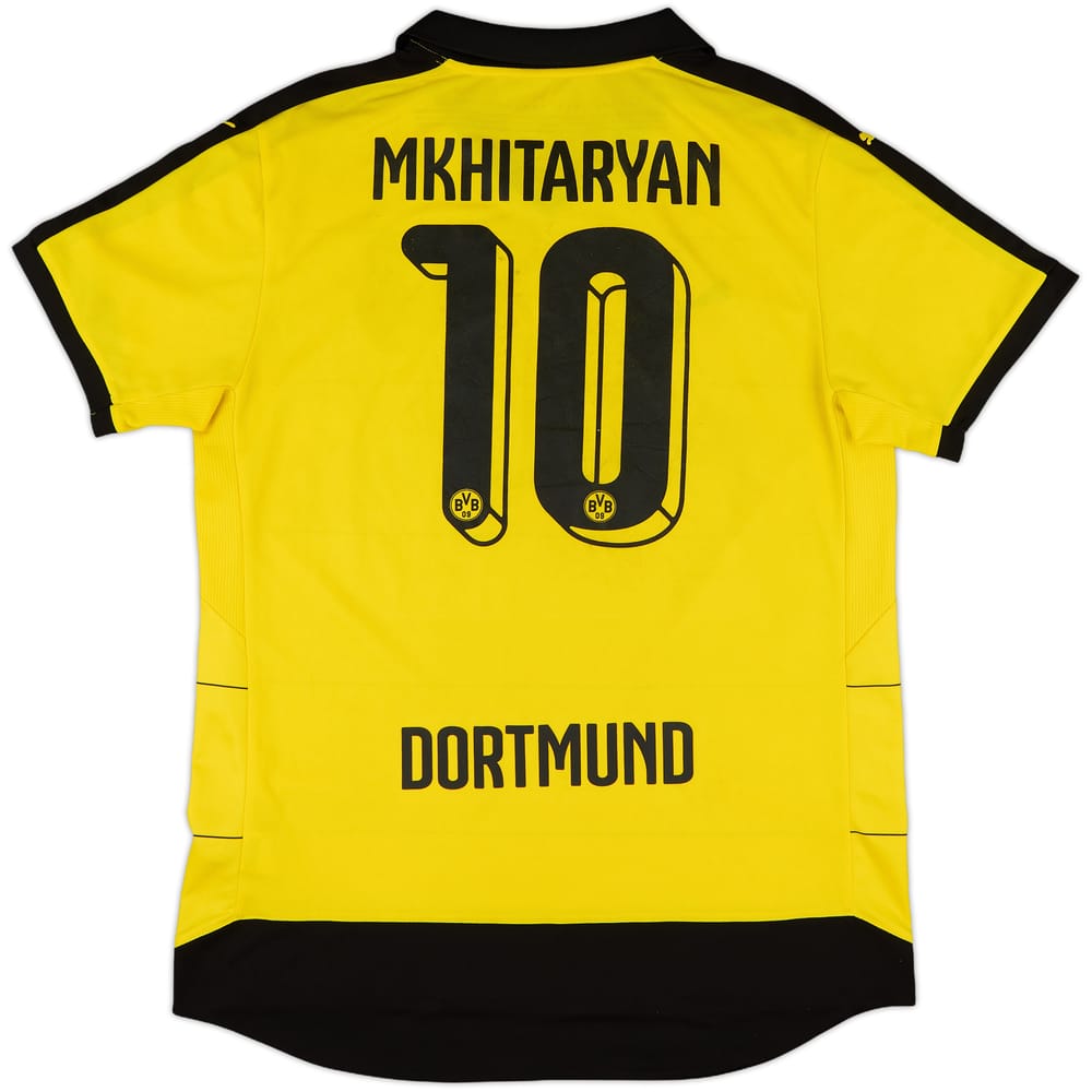 2015-16 Borussia Dortmund Home Shirt Mkhitaryan #10 - 6/10 - (L)