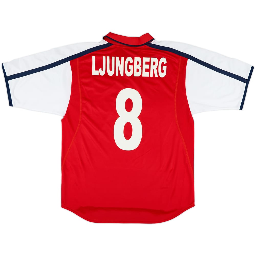 2000-02 Arsenal Home Shirt Ljungberg #8 - 9/10 - (M)