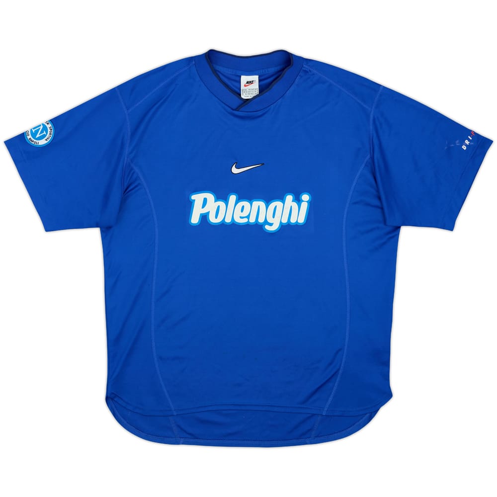 1997-98 Napoli Nike Player Issue Training Shirt - 7/10 - (L)