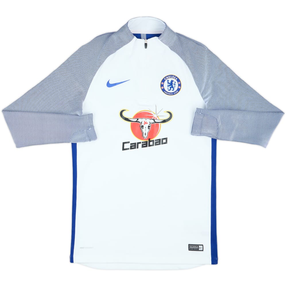 2017-18 Chelsea Player Issue Nike Aeroswift 1/4 Zip Training Top - 8/10 - (S)