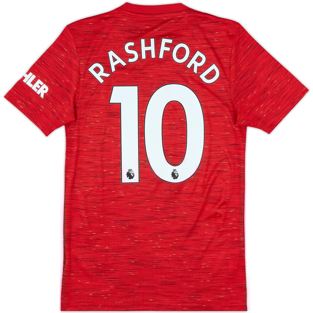 2020-21 Manchester United Home Shirt Rashford #10 - 10/10 - (XS)
