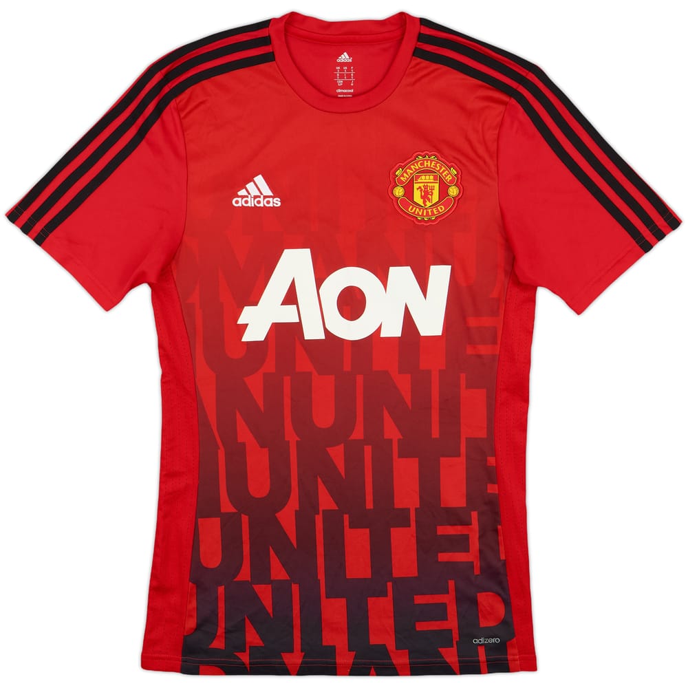 2016-17 Manchester United adizero Training Shirt - 9/10 - (S)