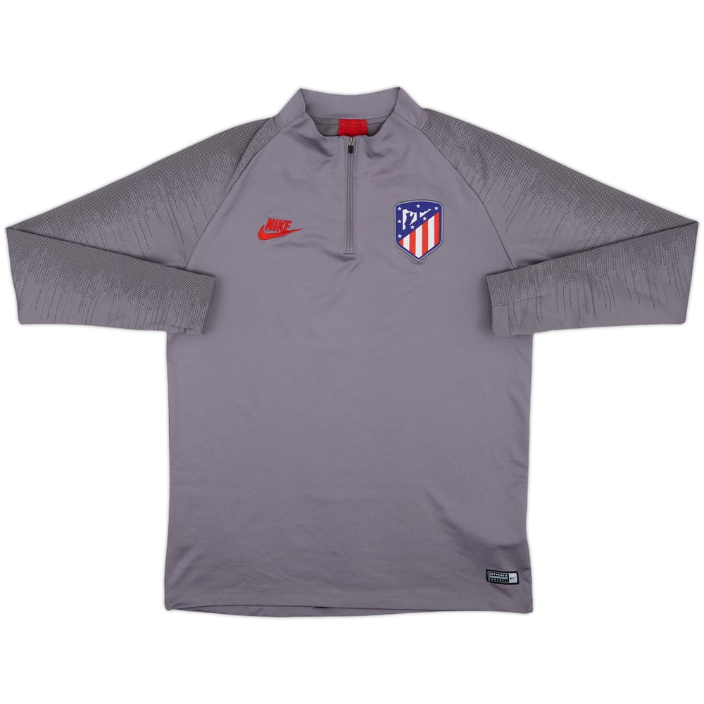 2019-20 Atletico Madrid Nike 1/4 Zip Drill Top - 5/10 - (L)