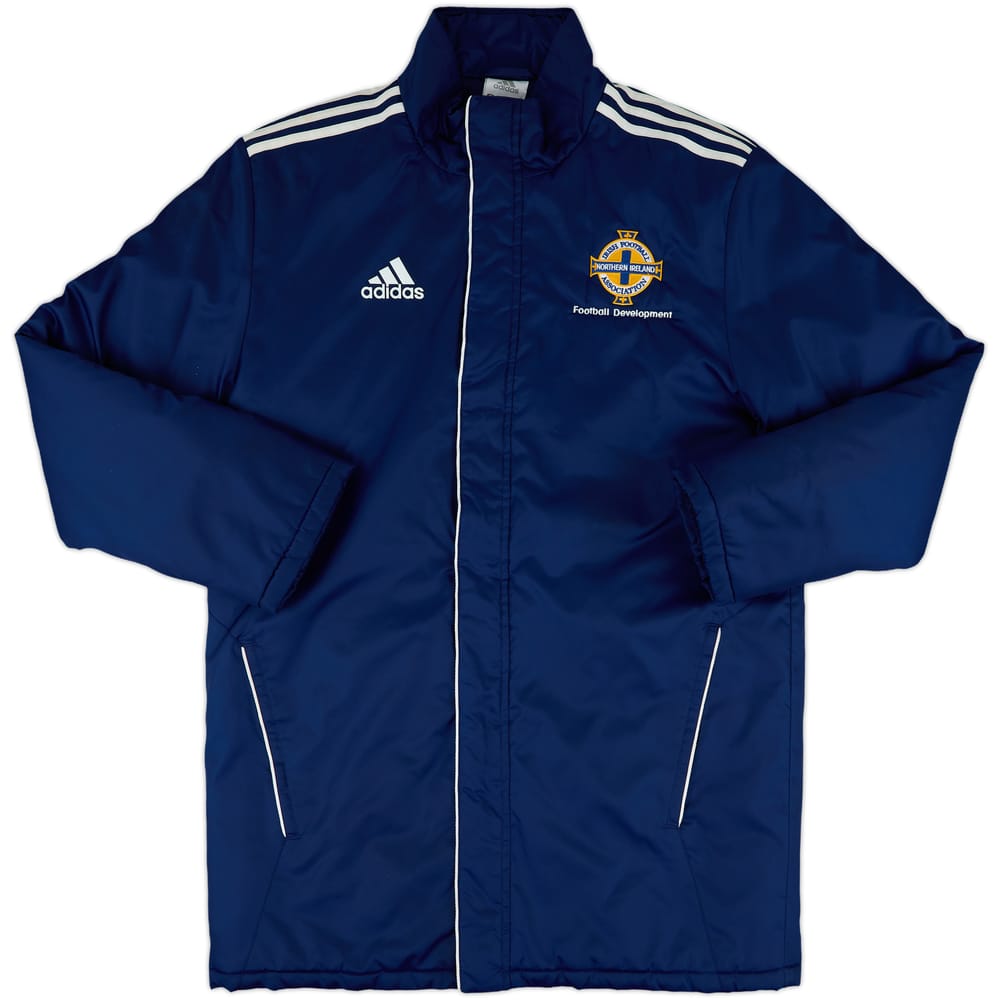 2014-15 Northern Ireland Football Development adidas Padded Bench Coat - 9/10 - (S)