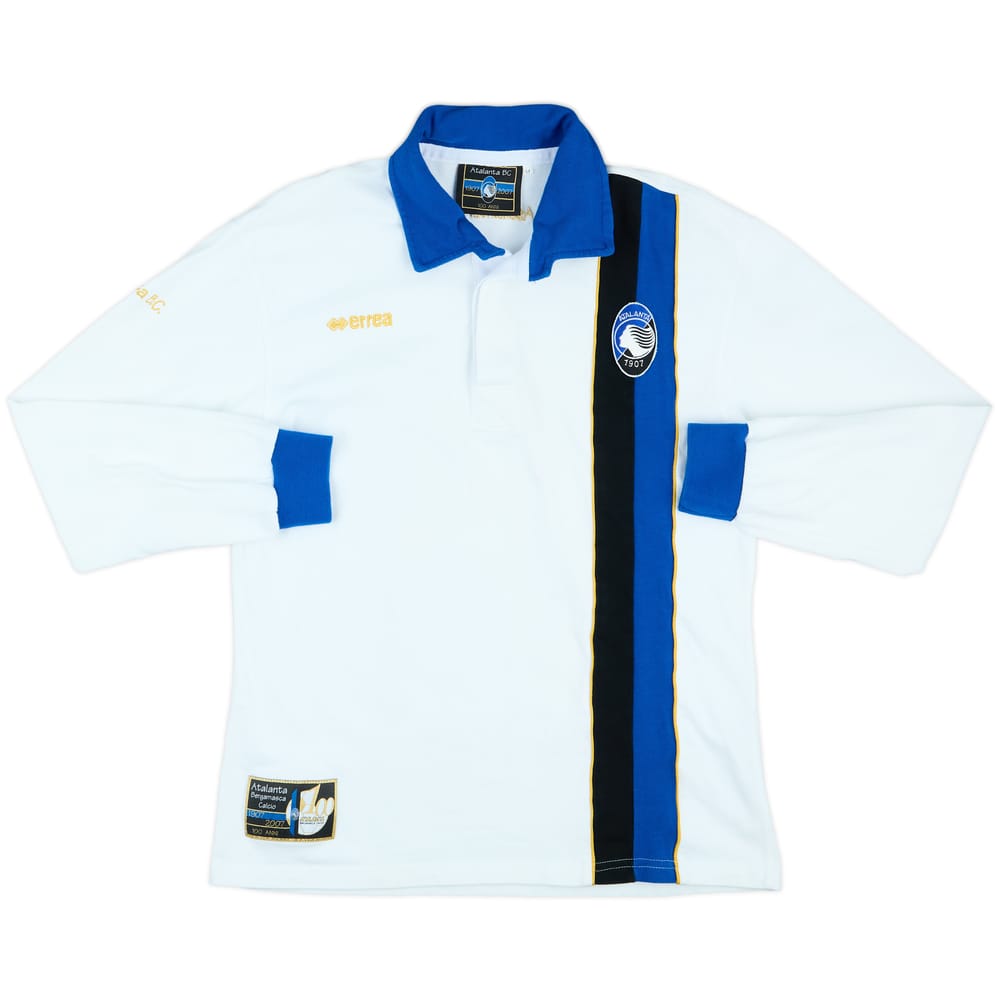 2007-08 Atalanta Errea Polo L/S Shirt - 9/10 - (M)