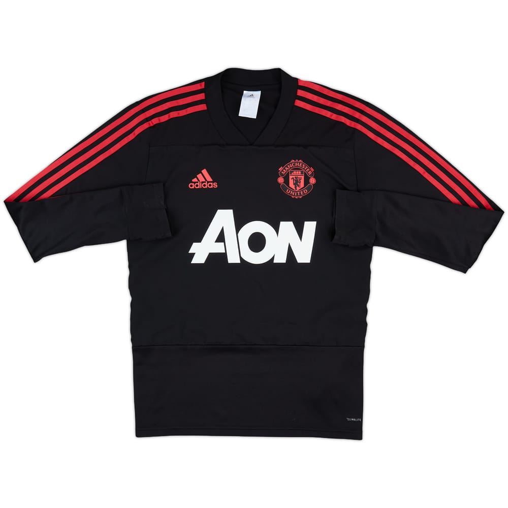 2018-19 Manchester United adidas Sweat Top - 7/10 - (XS)
