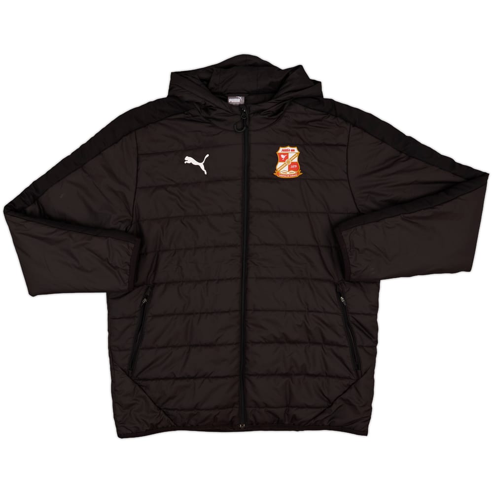 2018-19 Swindon Puma Padded Bench Coat - 8/10 - (L)