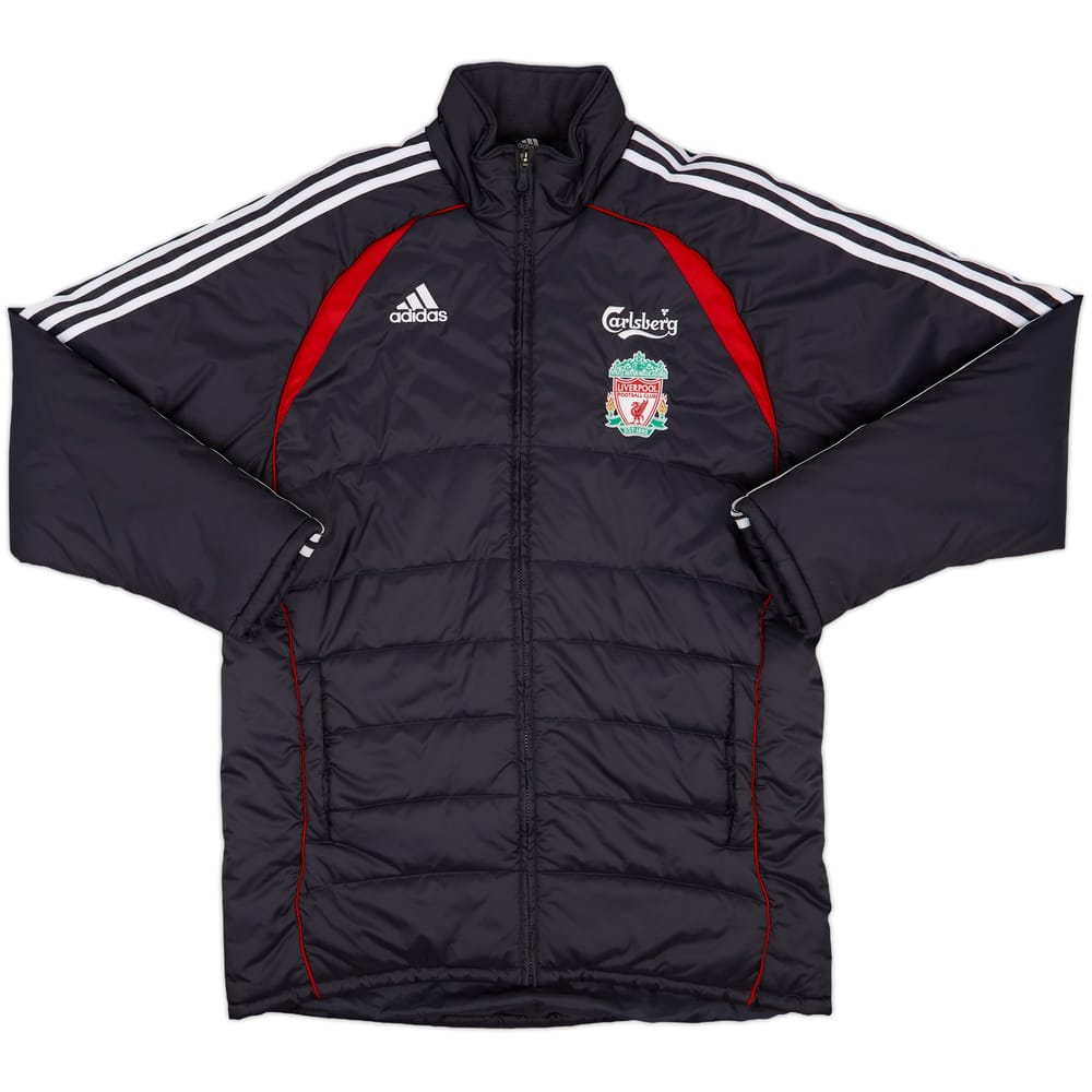 2006-07 Liverpool adidas Padded Bench Coat - 8/10 - (M)