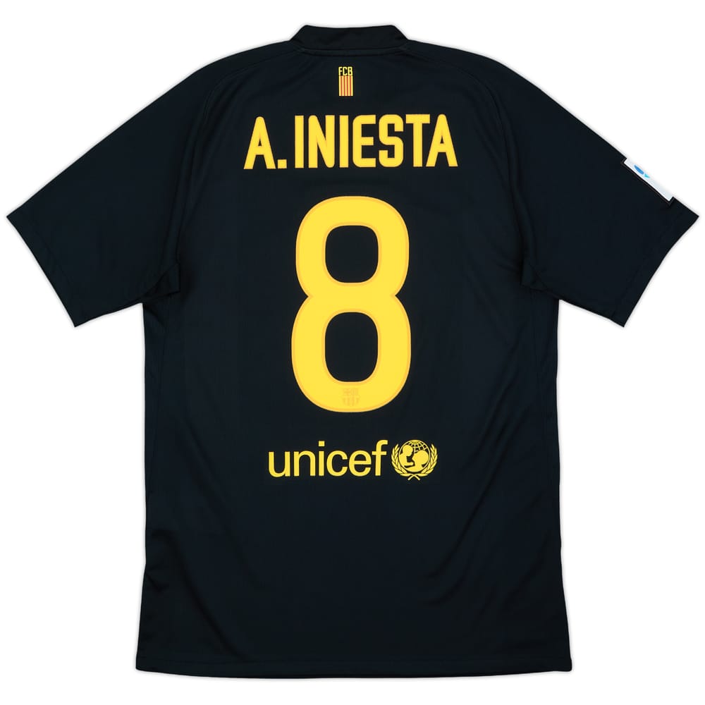 2011-12 Barcelona Away Shirt A.Iniesta #8 - 9/10 - (M)