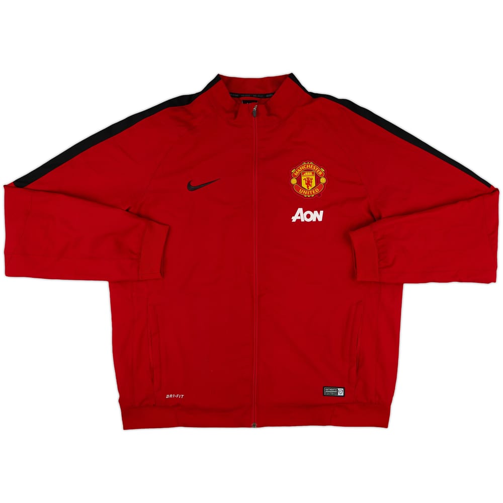 2014-15 Manchester United Nike Track Jacket - 8/10 - (XL)