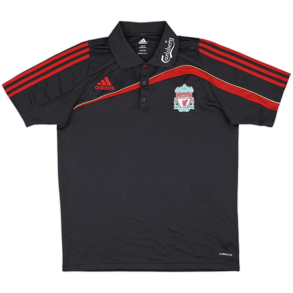 2009-10 Liverpool adidas Polo Shirt - 9/10 - (M)
