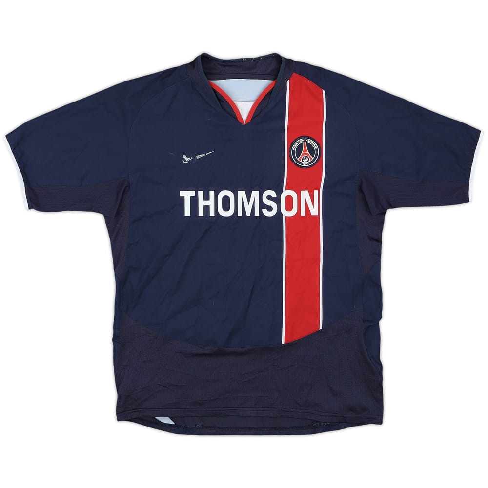 2003-04 Paris Saint-Germain Home Shirt - 4/10 - (L.Boys)