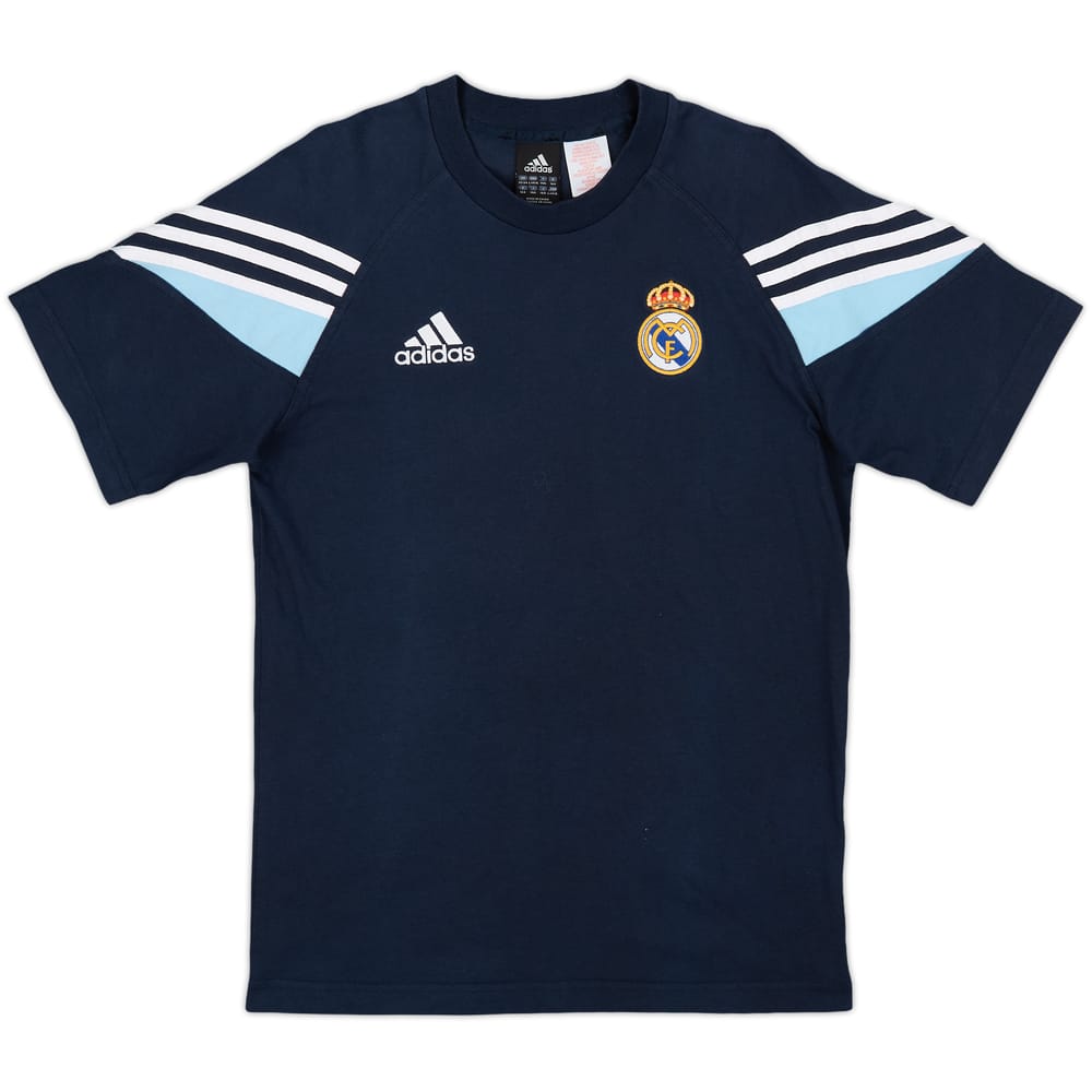 2003-04 Real Madrid adidas Cotton Tee - 8/10 - (XL.Boys)