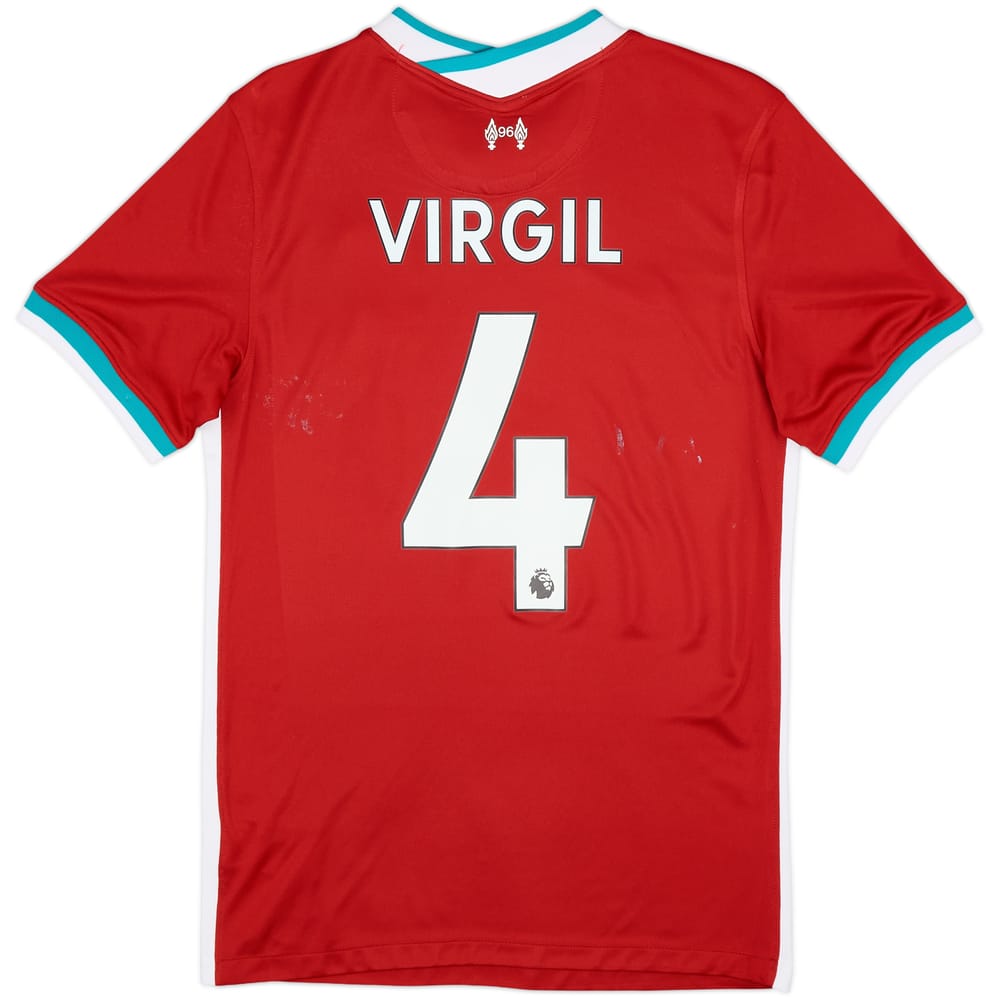 2020-21 Liverpool Home Shirt Virgil #4 - 5/10 - (S)