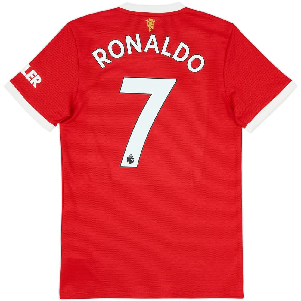 2021-22 Manchester United Home Shirt Ronaldo #7 - 8/10 - (S)