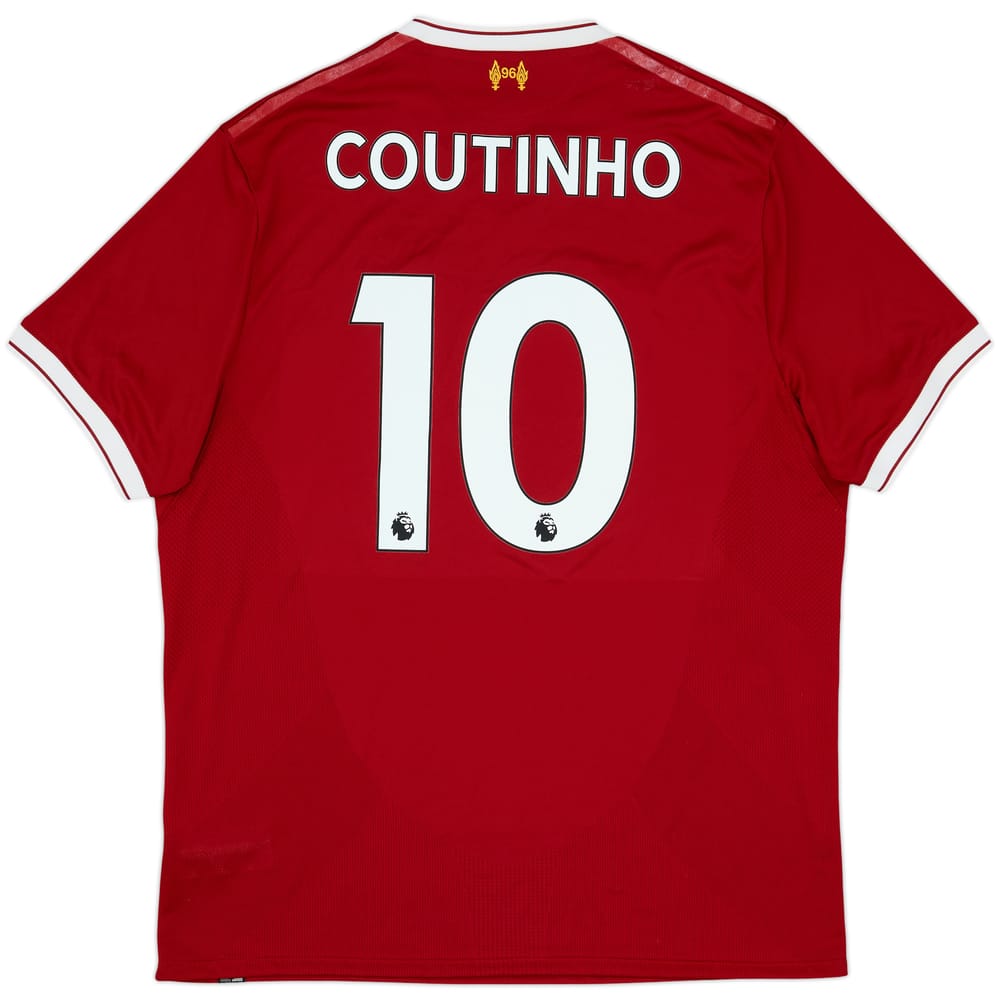 2017-18 Liverpool 125 Years Home Shirt Coutinho #10 - 6/10 - (XL)