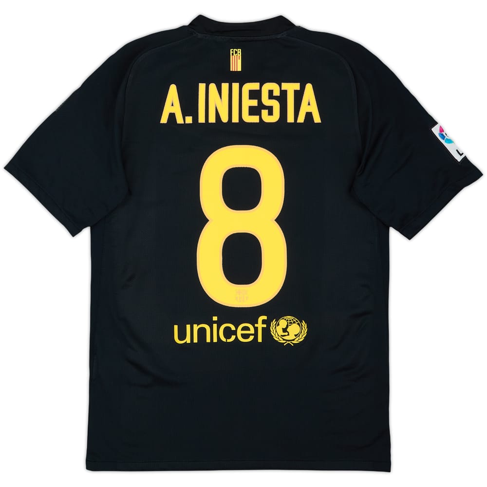 2011-12 Barcelona Away Shirt A.Iniesta #8 - 5/10 - (S)