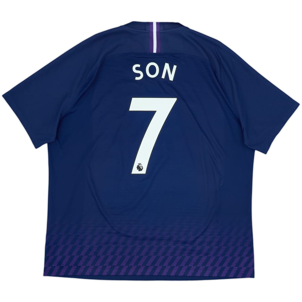 2019-20 Tottenham Authentic Away Shirt Son #7 - 8/10 - (XXL)
