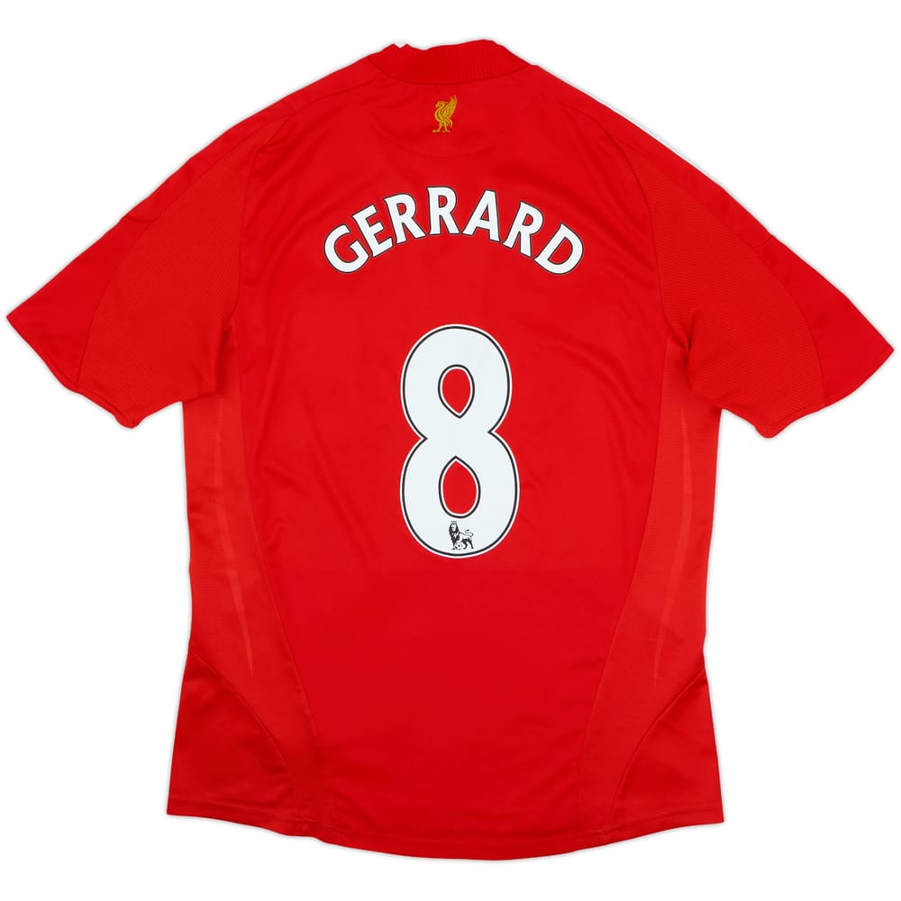 2008-10 Liverpool Local Camiseta Gerrard #8 - 6/10 - (M)