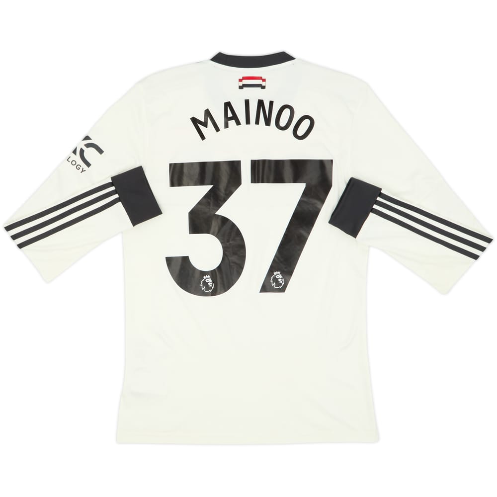 2024-25 Manchester United Third L/S Shirt Mainoo #37 - 9/10 - (S)
