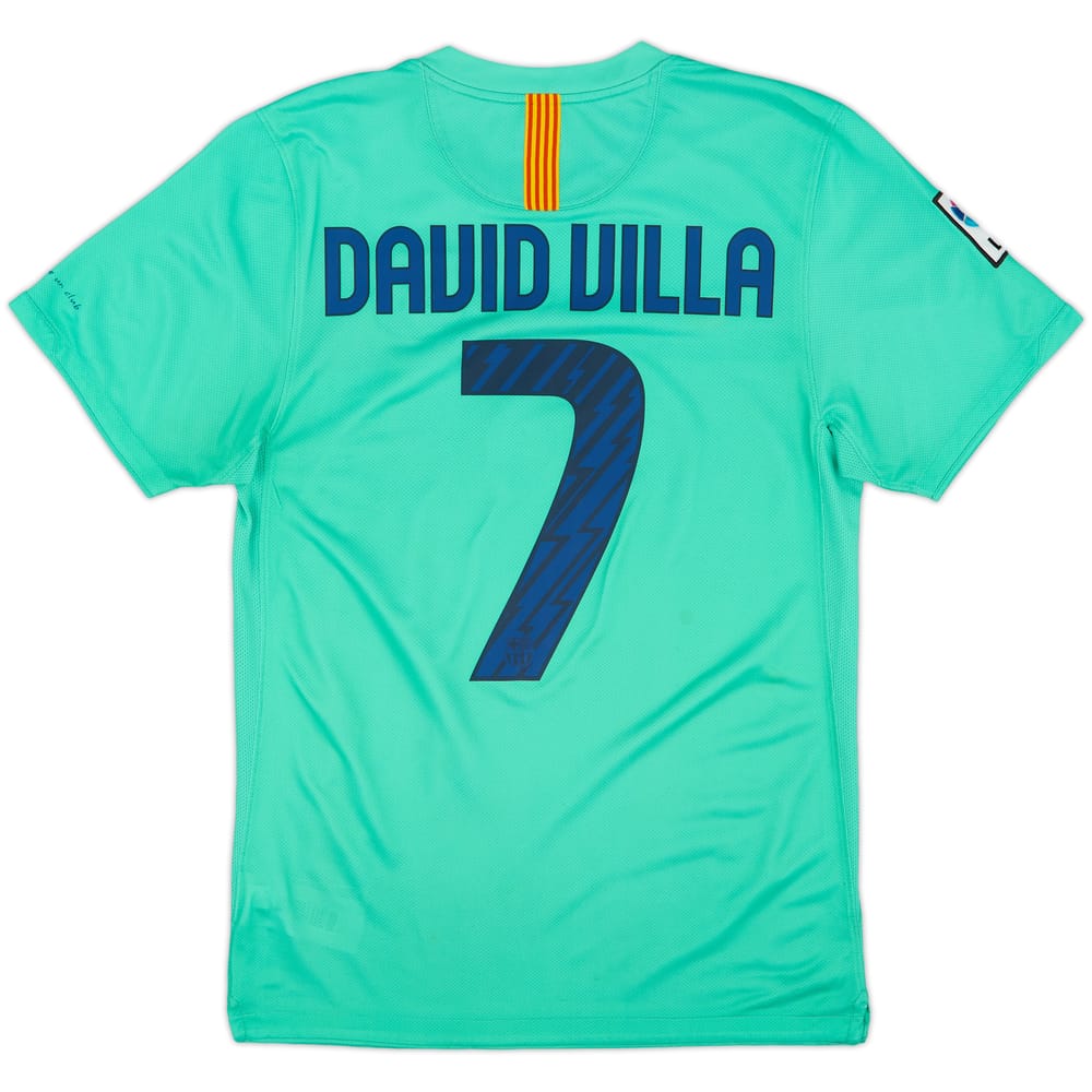 2010-11 Barcelona Away Shirt David Villa #7 - 8/10 - (S)