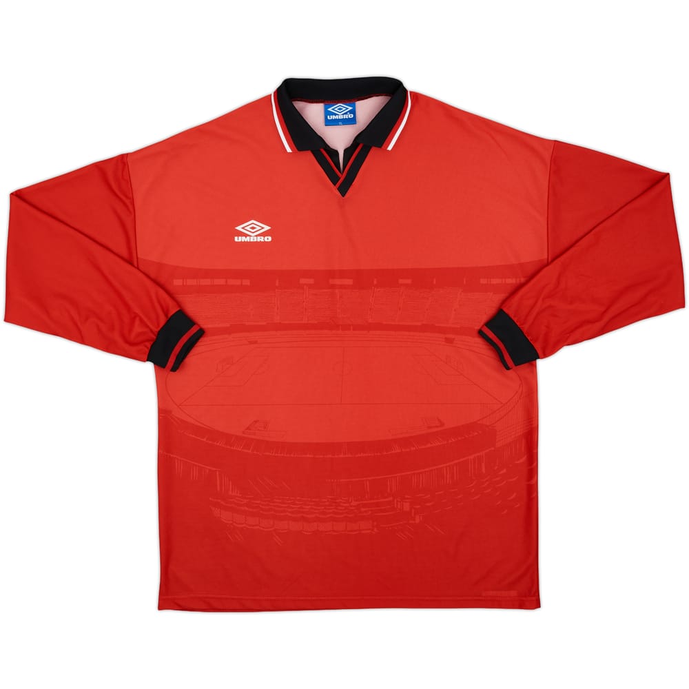 1990s Umbro Template L/S Shirt - 9/10 - (XL)