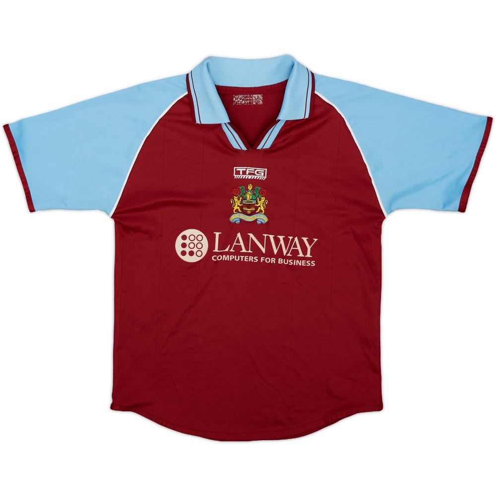 2002-03 Burnley Home Shirt - 9/10 - (XL.Boys)