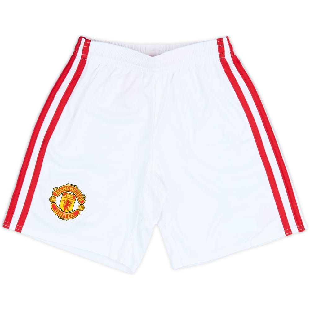 2016-17 Manchester United Home Shorts - 6/10 - (7-8 Years)