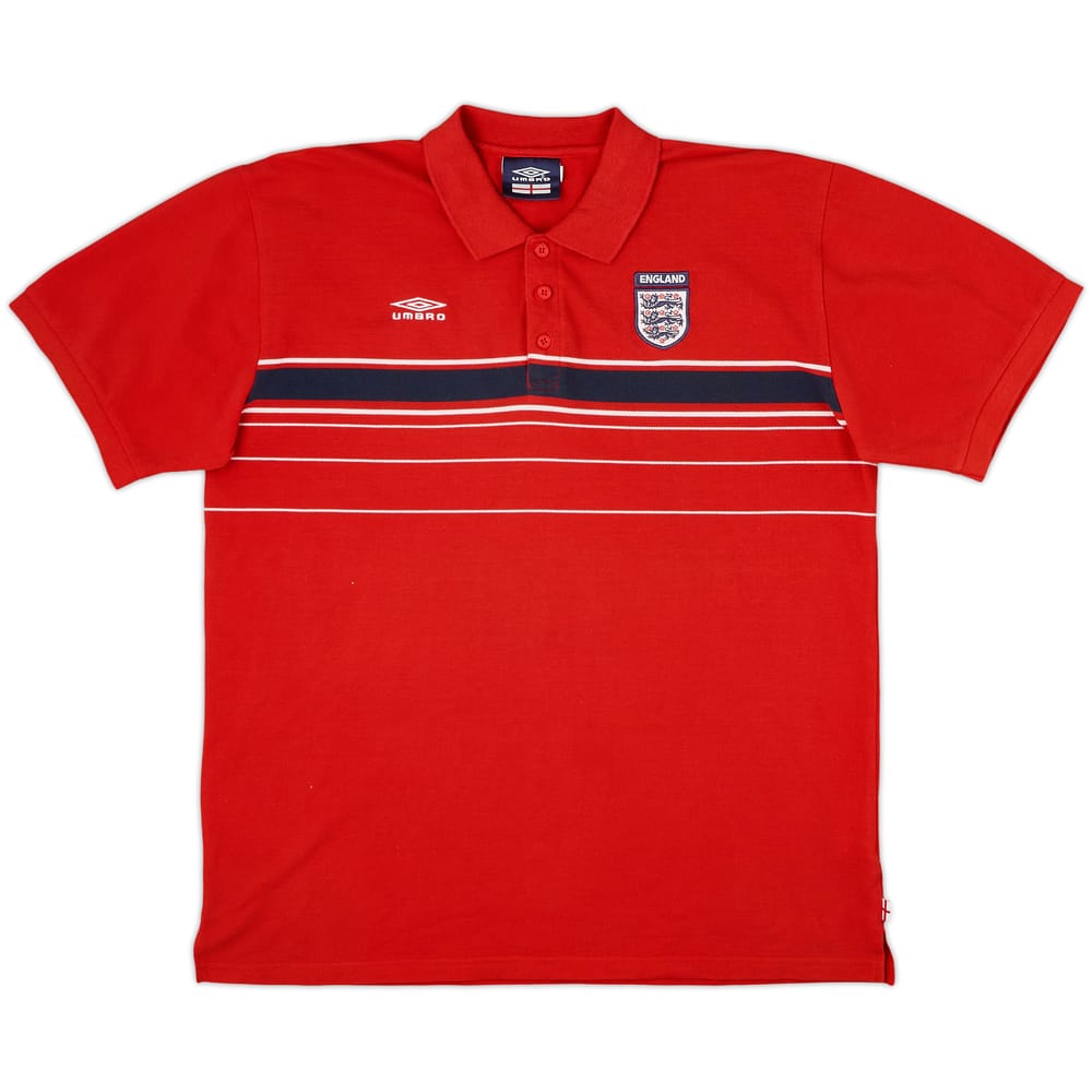 2002-04 England Umbro Polo Shirt - 9/10 - (XL)