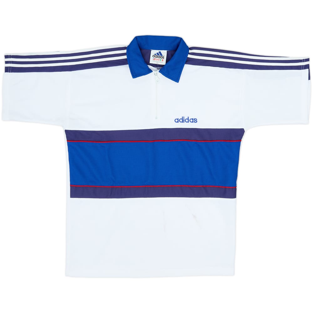 1990s adidas 1/4 Zip Polo Shirt - 5/10 - (XXL)