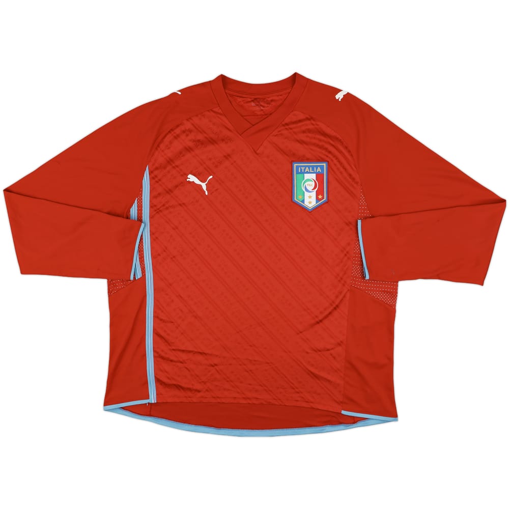 2009-10 Italy GK Red Shirt - 8/10 - (XXL)