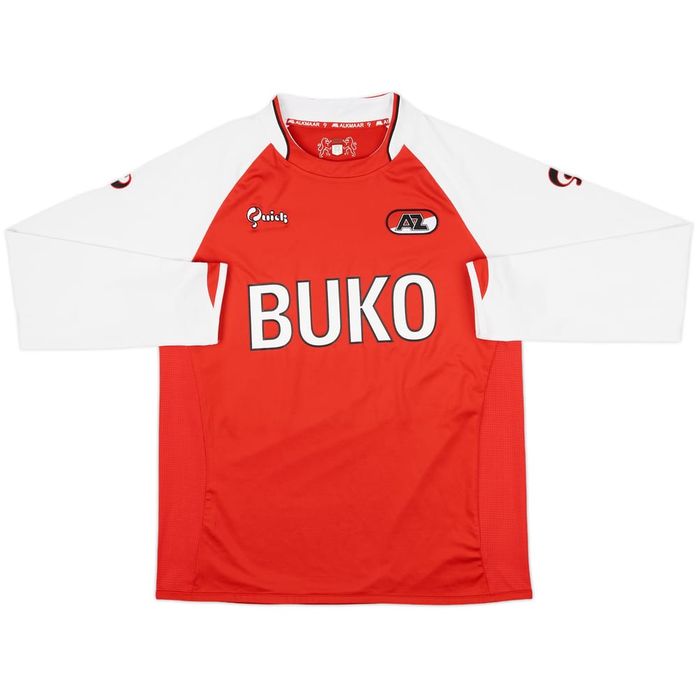 2009-10 AZ Alkmaar Home L/S Shirt - 10/10 - (L)