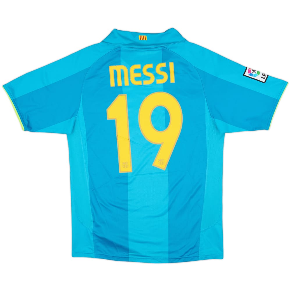 2007-09 Barcelona Away Shirt Messi #19 - 7/10 - (S)