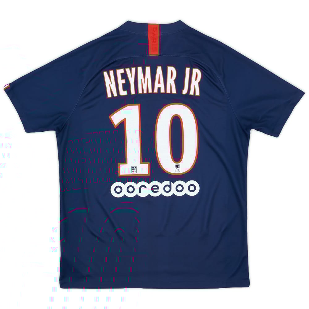 2019-20 Paris Saint-Germain Home Shirt NeymarJr #10 - 6/10 - (L)