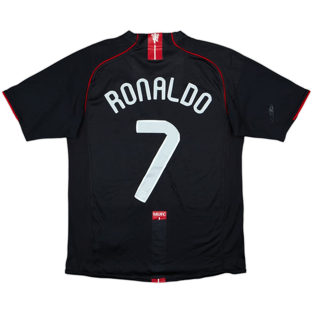 2007-08 Manchester United Camiseta Visitante Ronaldo #7 - 4/10 - (M)