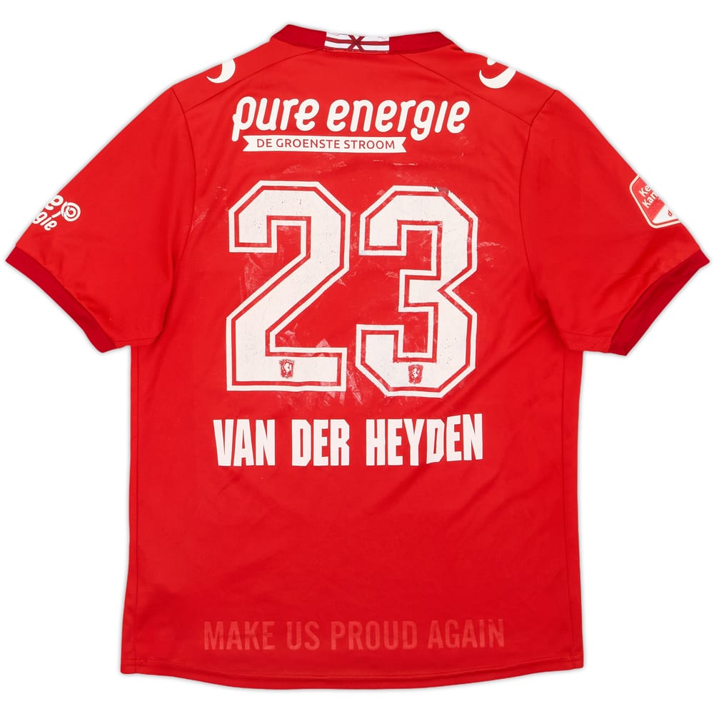 2018-19 FC Twente Home Shirt van der Heyden #23 - 3/10 - (M)