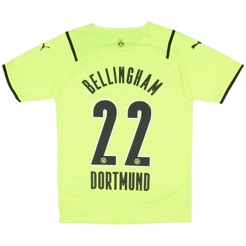 2021-22 Borussia Dortmund Authentic European Home Shirt Bellingham #22 (L)