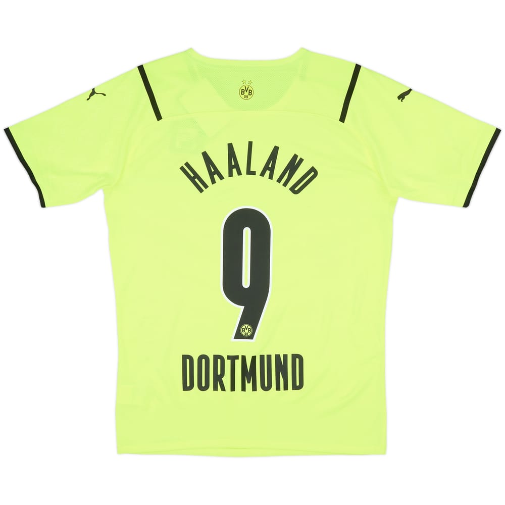2021-22 Borussia Dortmund Authentic European Home Shirt Haaland #9 (L)