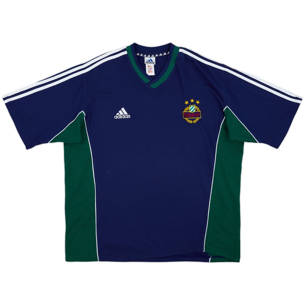 1999-00 Rapid Vienna adidas Cotton Training Tee - 8/10 - (XXL)