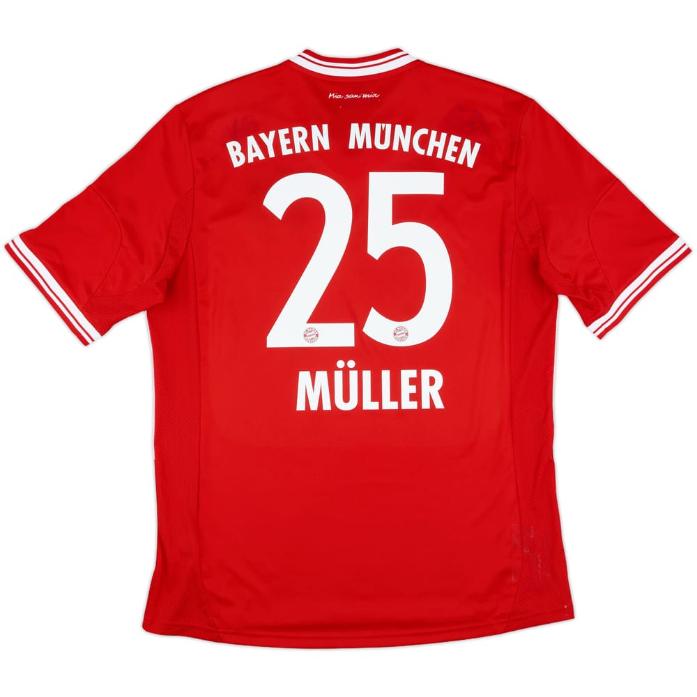 2013-14 Bayern Munich Home Shirt Muller #25 - 6/10 - (L)