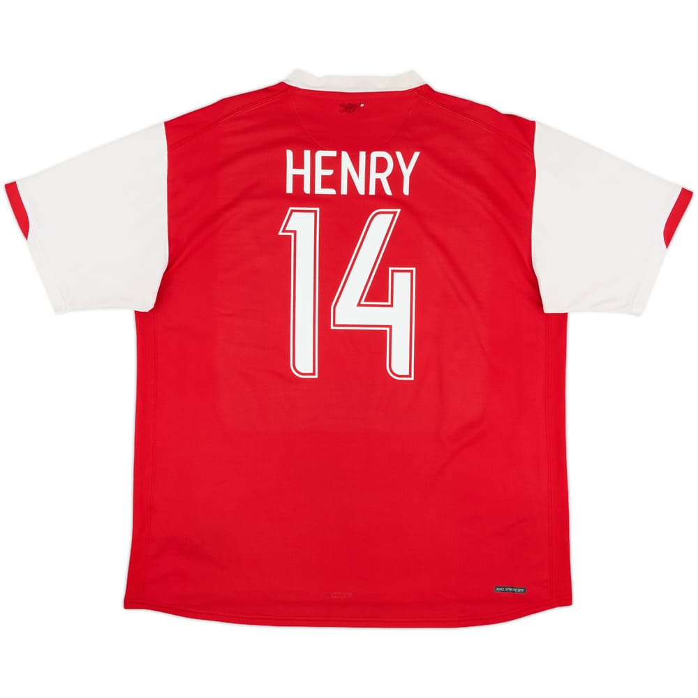 2006-08 Arsenal Home Shirt Henry #14 - 5/10 - (XL)