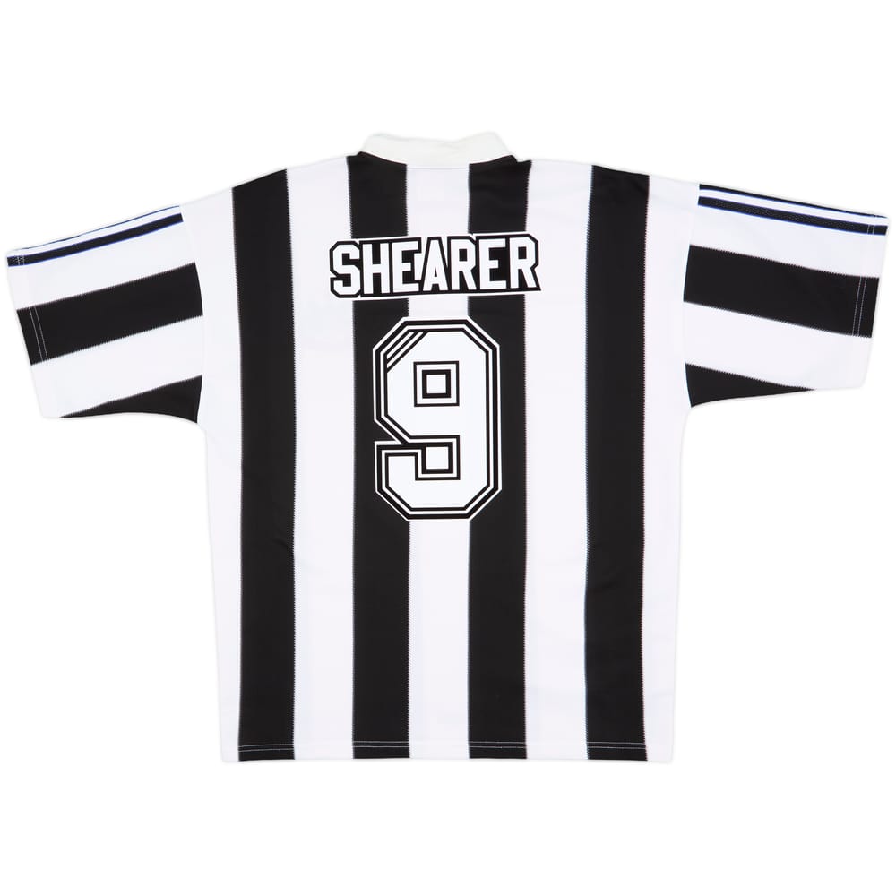 1995-97 Newcastle Home Shirt Shearer #9 - 6/10 - (L)