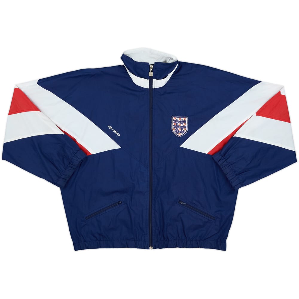 1988-99 England Umbro Track Jacket - 8/10 - (L)